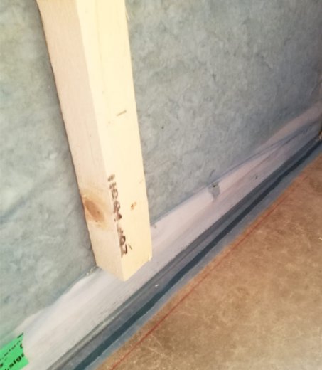 Lufttät anslutning av plastfolie